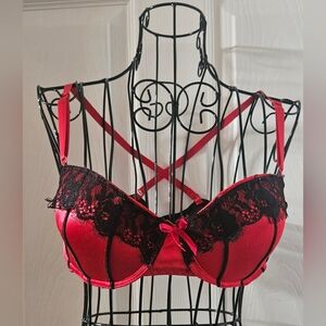 Gina Intimates Padded Push Up Demi Bra